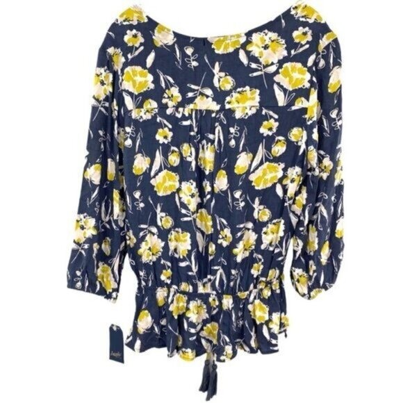 Angels Forever Young Inigo Floral Peasant Blouse - Picture 13 of 13